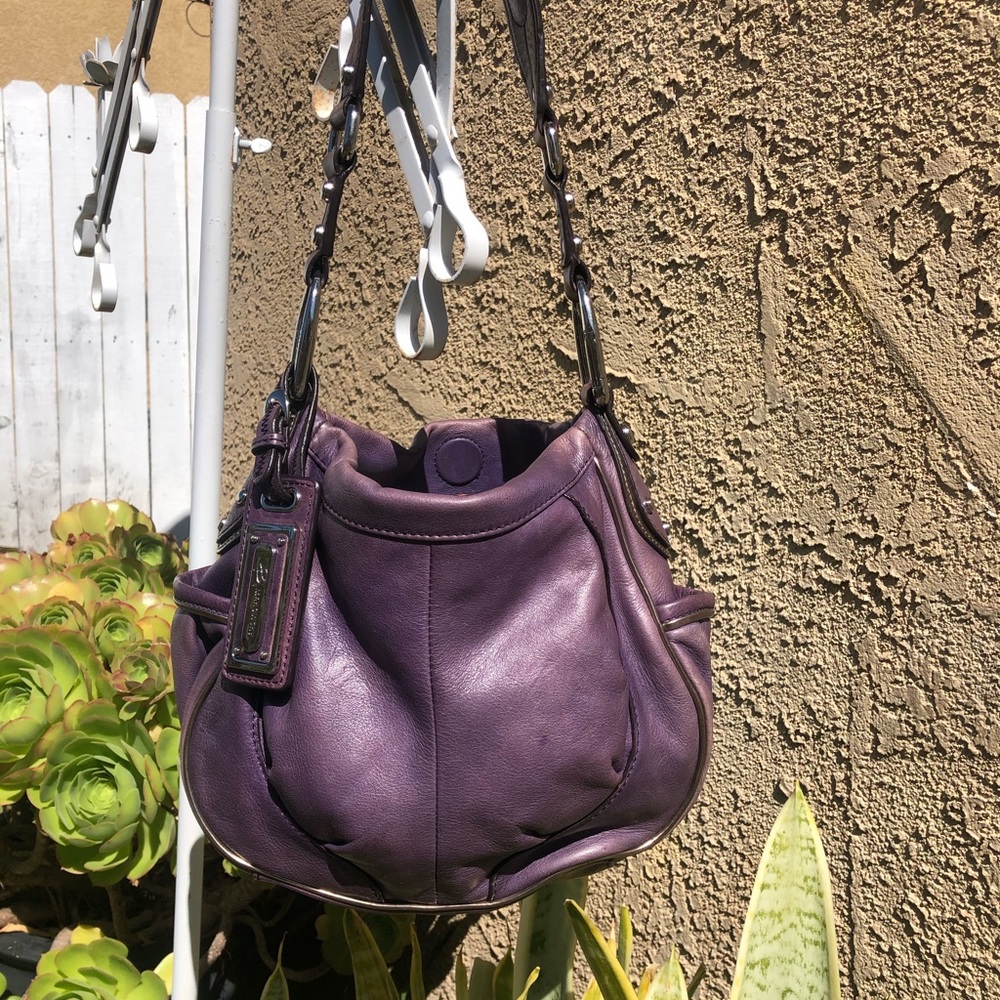 Purple purse.